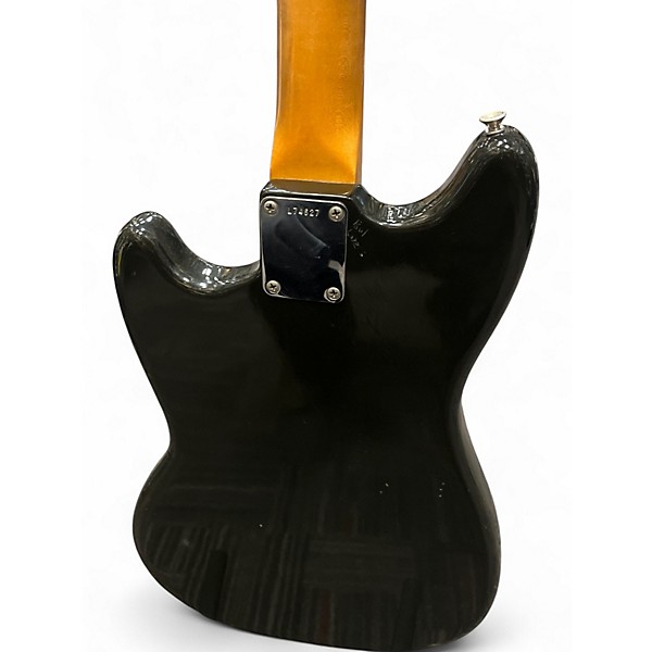 Vintage 1965 Fender Mustang BLACK REFINISHED Solid Body Electric Guitar