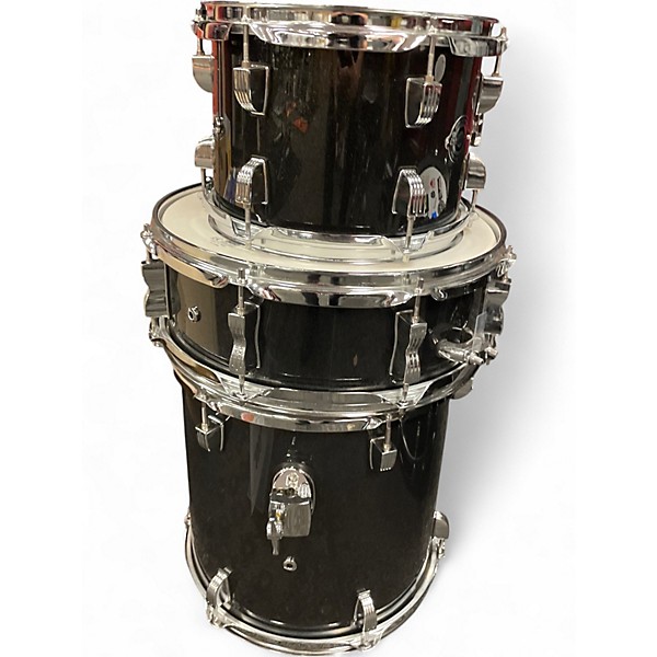 Used Ludwig 4 Piece Breakbeats By Questlove BLACK SPARKLE Drum Kit