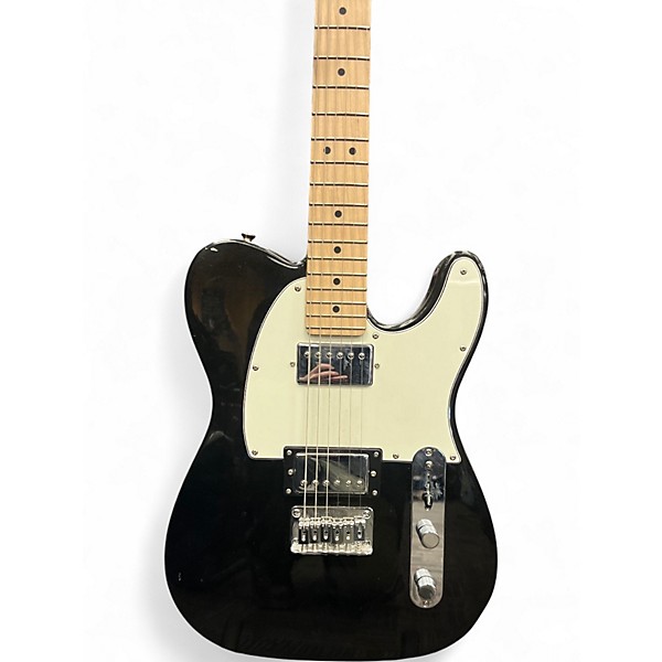 Used Squier Contemporary Telecaster HH Black Solid Body Electric Guitar