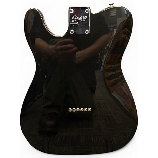 Used Squier Contemporary Telecaster HH Black Solid Body Electric Guitar