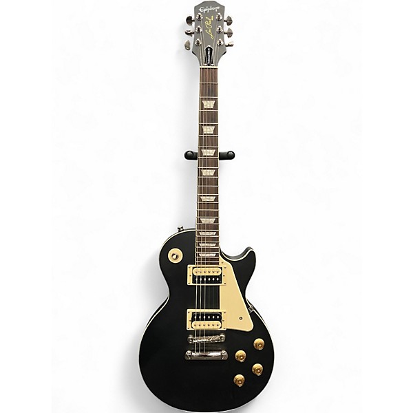 Used Epiphone Les Paul Traditional Pro IV Flat Black Solid Body Electric Guitar