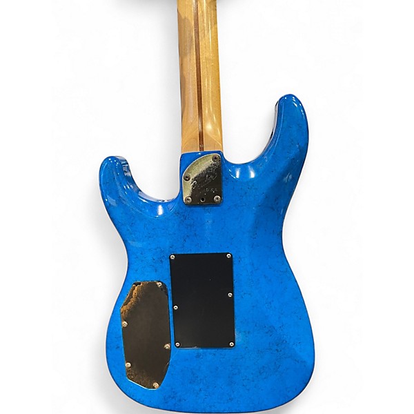 Vintage 1989 Fender HM Heavy Metal Stratocaster Blue Stone Solid Body Electric Guitar