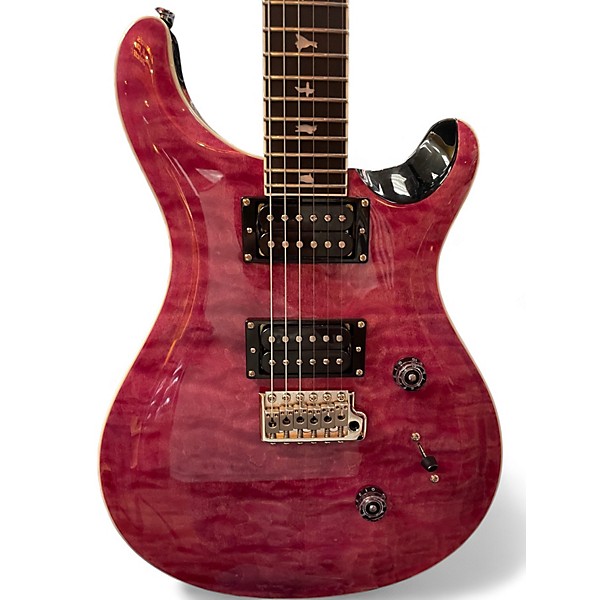 Used PRS SE Custom 24 QUILTED VIOLET Solid Body Electric Guitar