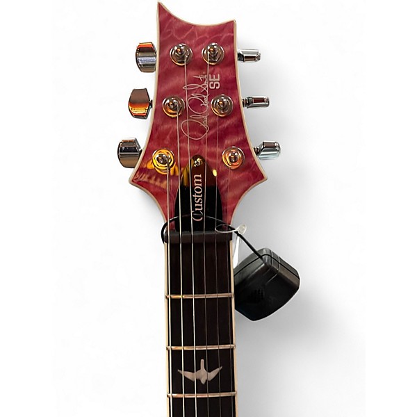 Used PRS SE Custom 24 QUILTED VIOLET Solid Body Electric Guitar