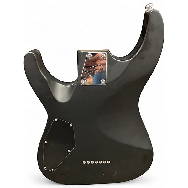 Used ESP LTD MH17 7 String Black Solid Body Electric Guitar