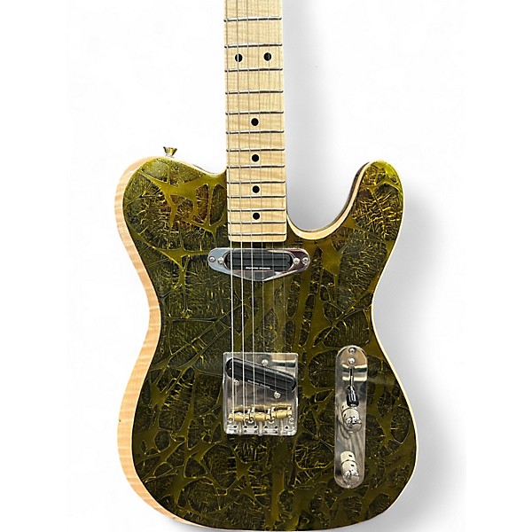 Used Neville NO 368 GOLD PATTERN Solid Body Electric Guitar