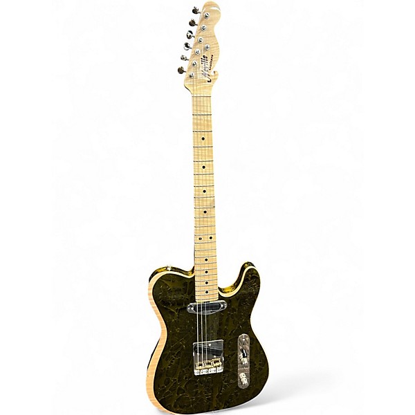 Used Neville NO 368 GOLD PATTERN Solid Body Electric Guitar