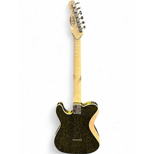 Used Neville NO 368 GOLD PATTERN Solid Body Electric Guitar