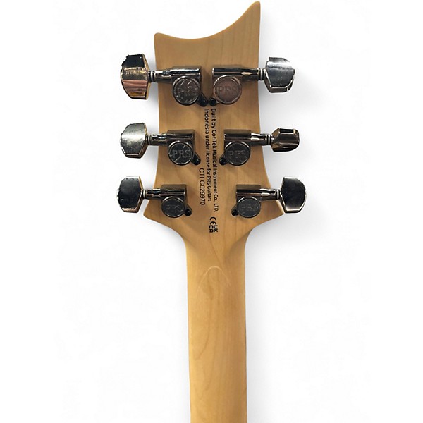 Used PRS SE CE 24 Limited Sandblasted Ash Sandblasted Black & White Solid Body Electric Guitar