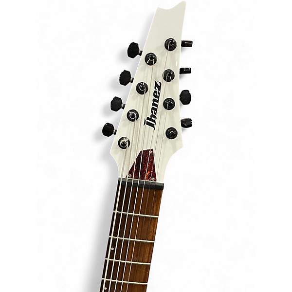 Used Ibanez TAM10 Tosin Abasi Signature 8 String White Solid Body Electric Guitar