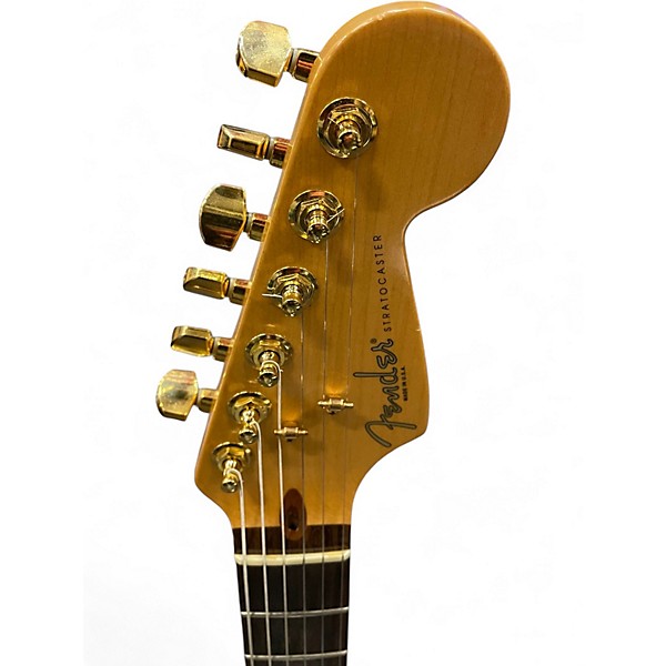 Used Fender 50th Anniversary American Stratocaster Black Solid Body Electric Guitar