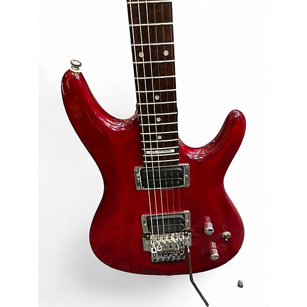 Used Ibanez JS100 Joe Satriani Signature Red Solid Body Electric Guitar