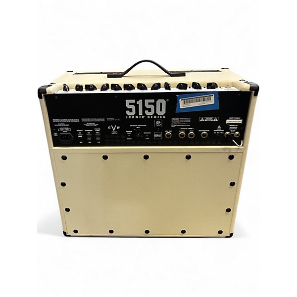 Used EVH EVH 5150 Iconic Series 40W 1x12 Combo Amp Ivory Guitar Power Amp