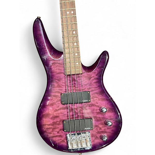 Used Austin 4 STRING BASS PURPLE BURST Electric Bass Guitar