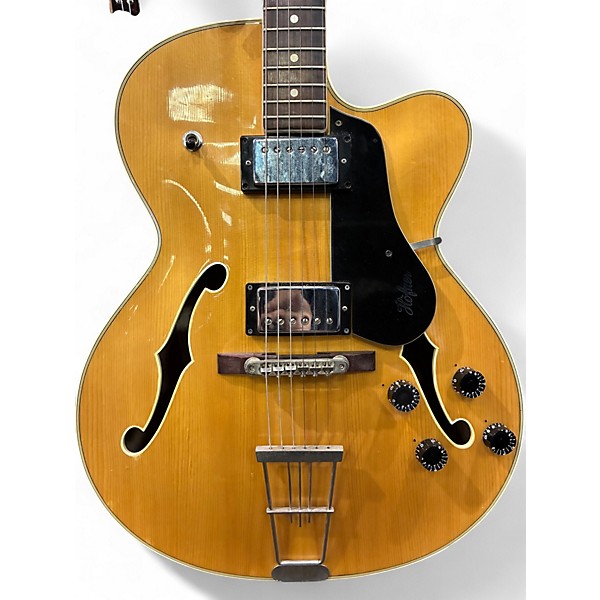 Used Hofner 452 E2 Natural Hollow Body Electric Guitar