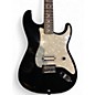 Used 2000s Fender Tom Delonge Signature Stratocaster Black Solid Body Electric Guitar