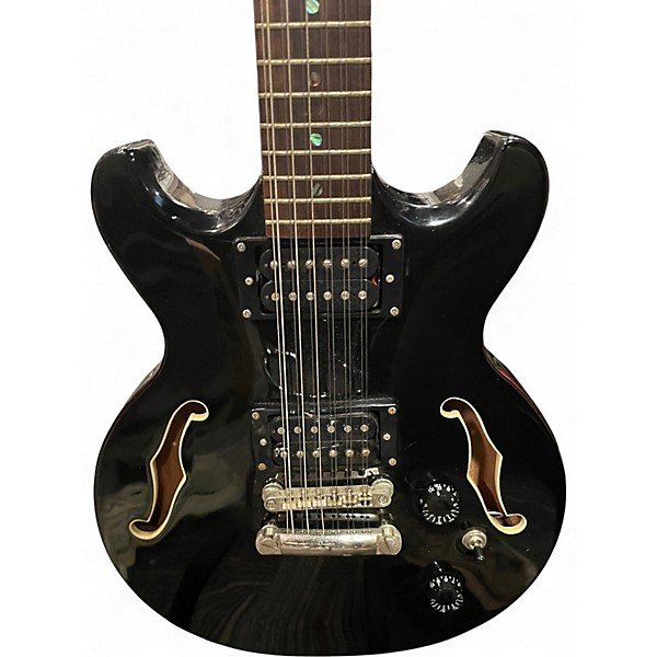 Used Dean Boca 12 Black Solid Body Electric Guitar