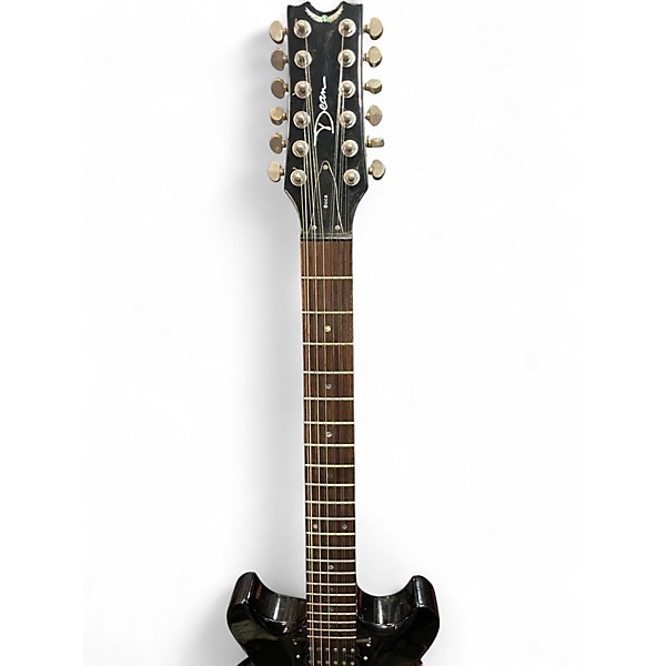 Used Dean Boca 12 Black Solid Body Electric Guitar