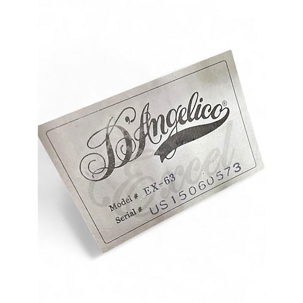 Used D'Angelico EX-63 NATURAL Hollow Body Electric Guitar