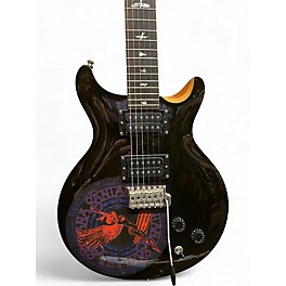 Used PRS SANTANA ABRAXAS 24 BLACK w/ SANTANA LOGO DECAL Solid Body Electric Guitar