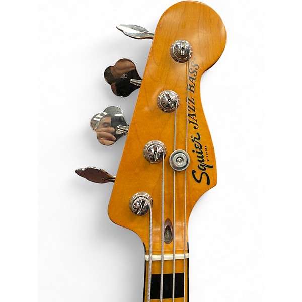 Used Squier Classic Vibe 70s Jazz Bass Black Electric Bass Guitar