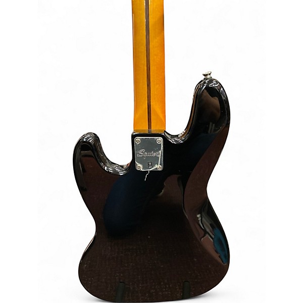 Used Squier Classic Vibe 70s Jazz Bass Black Electric Bass Guitar
