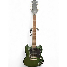 Used Epiphone SG CLASSIC Green Solid Body Electric Guitar