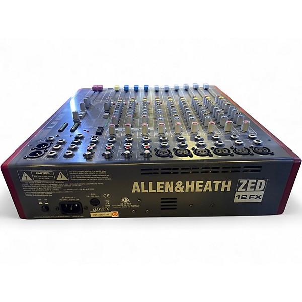Used Allen & Heath ZED12FX Unpowered Mixer