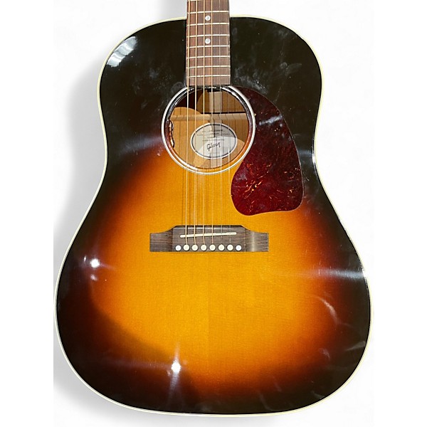 Used 2024 Gibson J45 Standard 2 Tone Sunburst Acoustic Electric Guitar