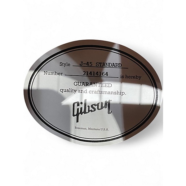 Used 2024 Gibson J45 Standard 2 Tone Sunburst Acoustic Electric Guitar