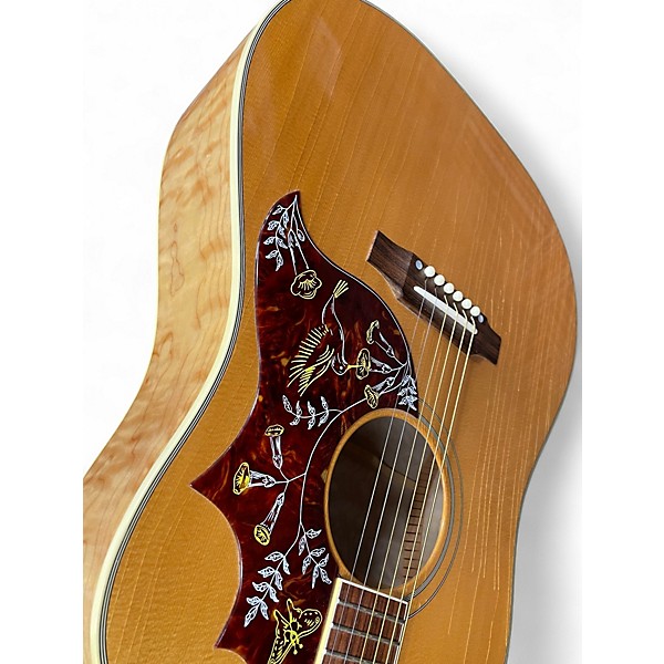 Used 2003 Gibson HUMMINGBIRD Natural w/ spalted maple Acoustic Guitar