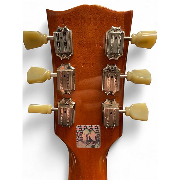 Used Gibson Les Paul Deluxe Gold Top Solid Body Electric Guitar