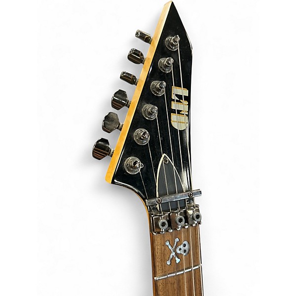 Used ESP LTD KM-202 KIRT HAMMETT SIGNATURE (LEFTY) BLACK Electric Guitar