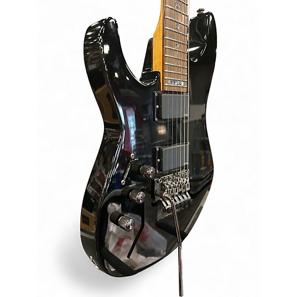 Used ESP LTD KM-202 KIRT HAMMETT SIGNATURE (LEFTY) BLACK Electric Guitar