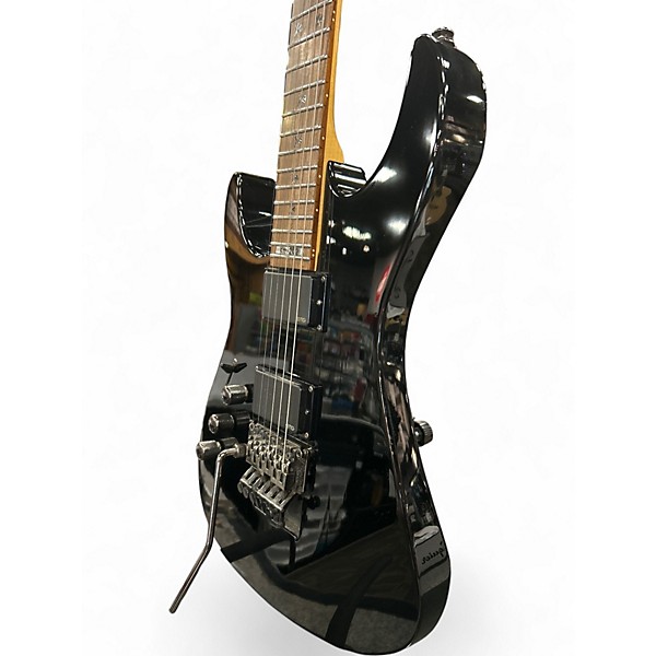 Used ESP LTD KM-202 KIRT HAMMETT SIGNATURE (LEFTY) BLACK Electric Guitar