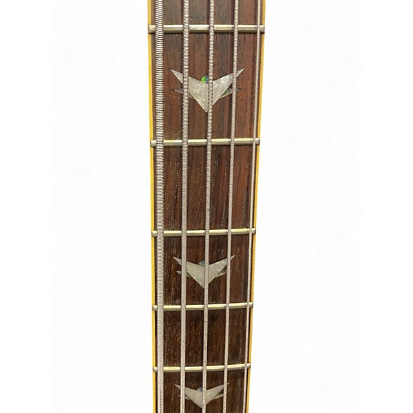 Used Schecter  OMEN EXTREAME 5 RED Electric Bass Guitar