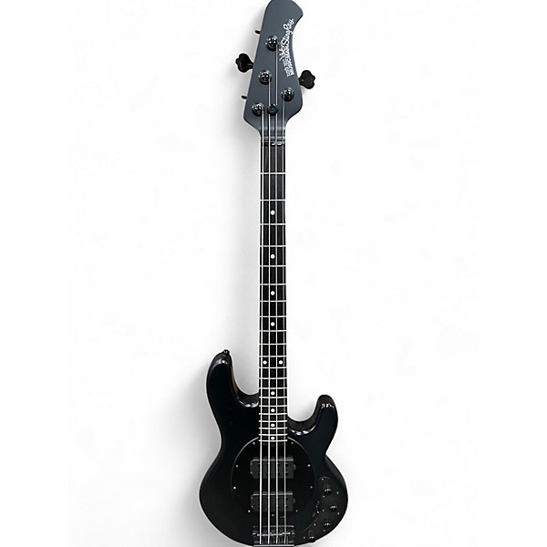 Used Ernie Ball Music Man StingRay Special HH STEALTH BLACK Electric Bass Guitar