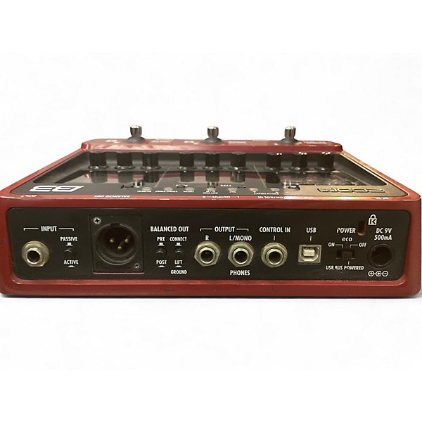 Used Zoom B3 Bass FX And Amp Simulator Bass Effect Pedal