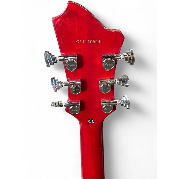 Used Hagstrom Standard Swede red Solid Body Electric Guitar