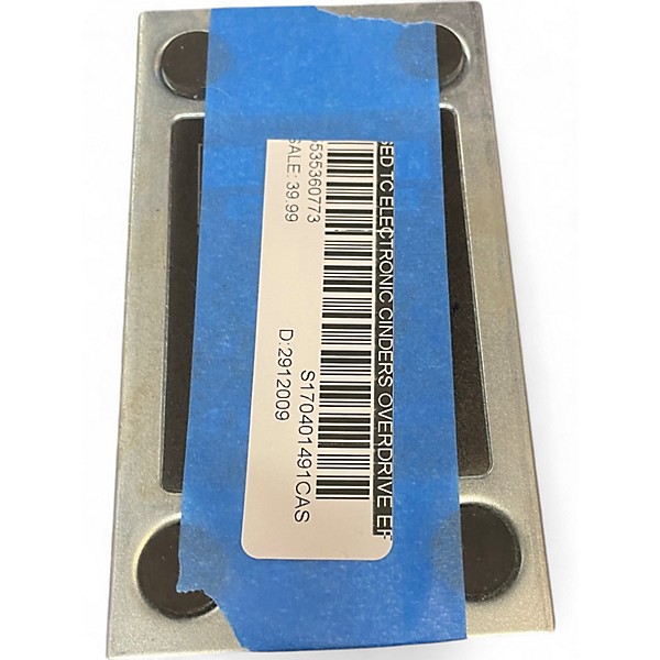 Used TC Electronic Cinders Overdrive Effect Pedal