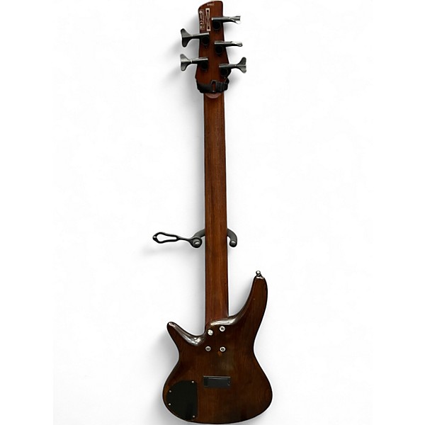 Used Ibanez SR605 5 String Natural Electric Bass Guitar