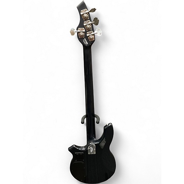 Used Ernie Ball Music Man Bongo 4 HH Metallic Black Electric Bass Guitar