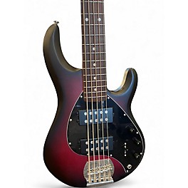 Used Sterling by Music Man StingRay 5 red burst Electric Bass Guitar