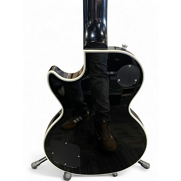 Used Epiphone Les Paul Custom silver burst Solid Body Electric Guitar