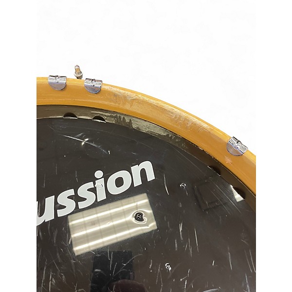 Used Groove Percussion 5 Piece complete kit Red Grain Drum Kit