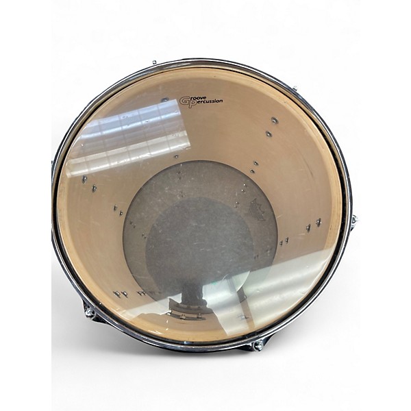 Used Groove Percussion 5 Piece complete kit Red Grain Drum Kit