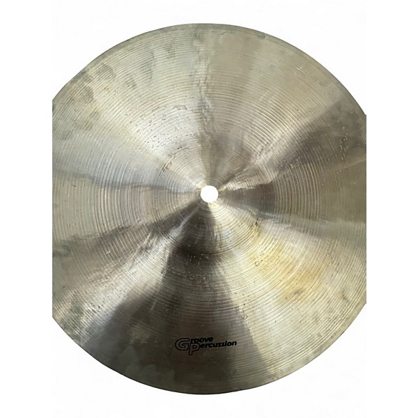 Used Groove Percussion 14in hi hats cymbals Cymbal