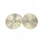 Used Groove Percussion 14in hi hats cymbals Cymbal