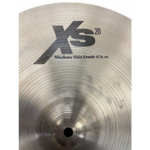 Used SABIAN 16in XS20 Medium Thin Crash Cymbal