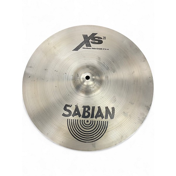 Used SABIAN 16in XS20 Medium Thin Crash Cymbal